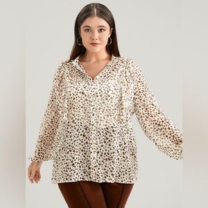 Bloomchic Animal Print Blouse